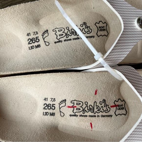 Birkenstock White Sandals - Picture 2 of 5